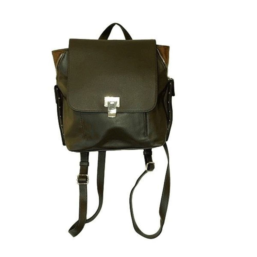 Nine West Backpack Bag Oliveโ Greenโw/tan suede accent. Size Medium